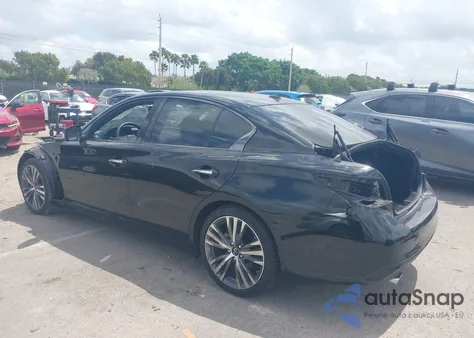 2024 Infiniti Q50 Sensory z USA, uszkodzony, nr VIN JN1EV7CP2RM601184